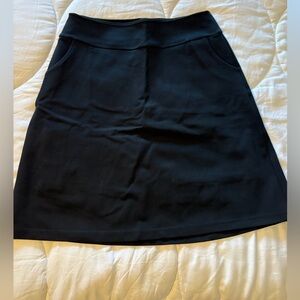 Betabrand Classic Black A-Line Skirt